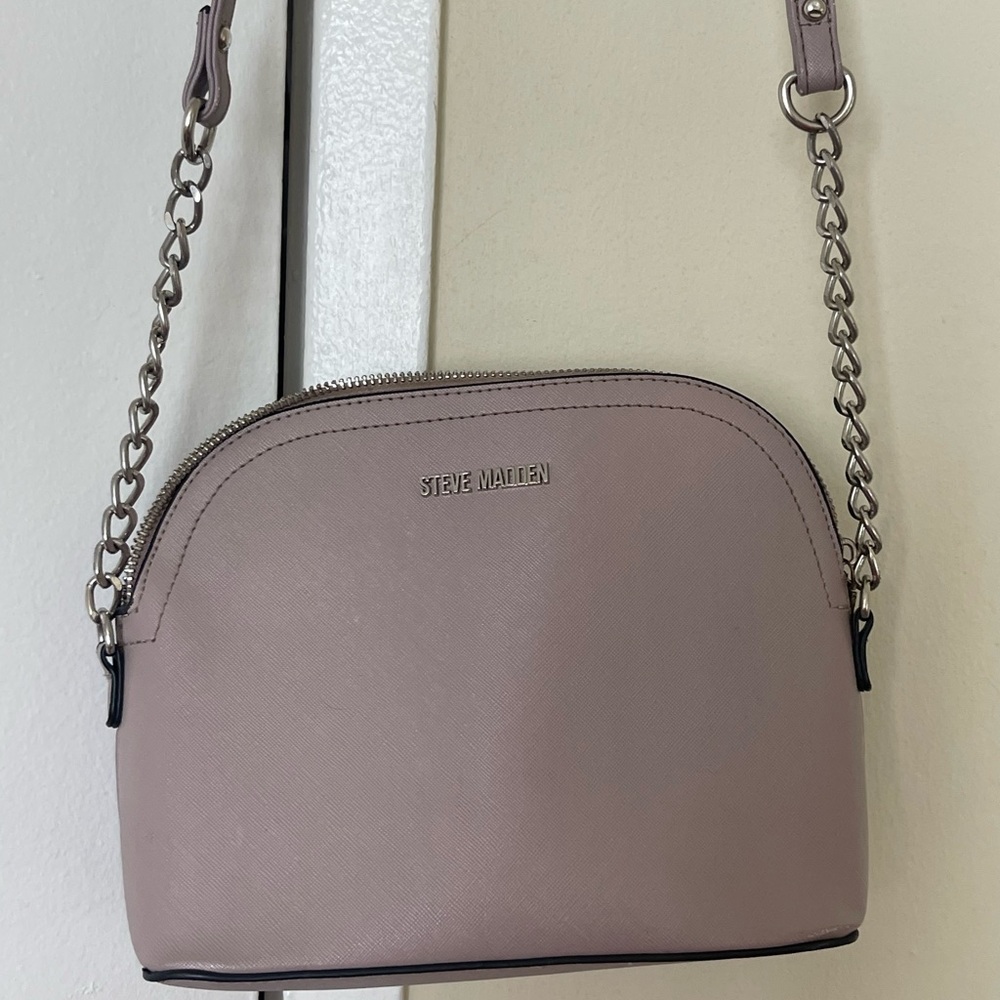 Steve Madden Pink Crossbody Bag with Chain Strap